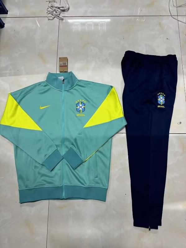 Brazil Soccer Tracksuit Green Replica 2024