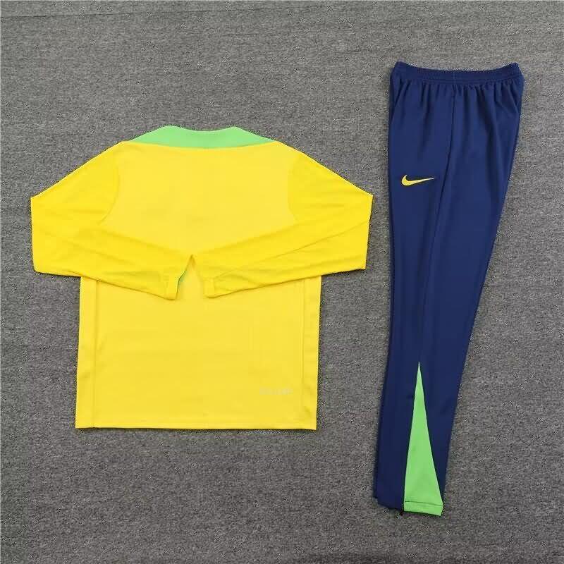 Brazil Soccer Tracksuit Yellow Replica 2024