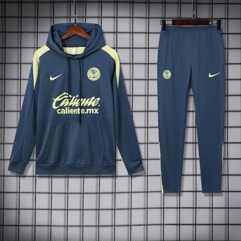 Club America Soccer Tracksuit Dark Blue Replica 24/25