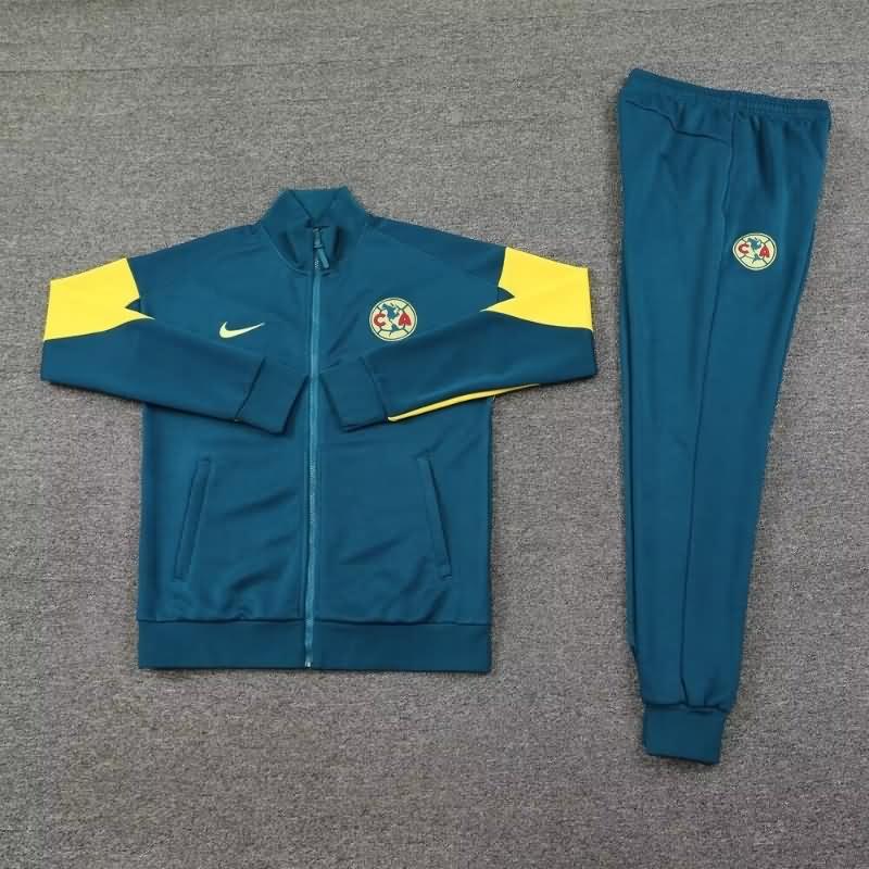 Club America Soccer Tracksuit Green Replica 24/25