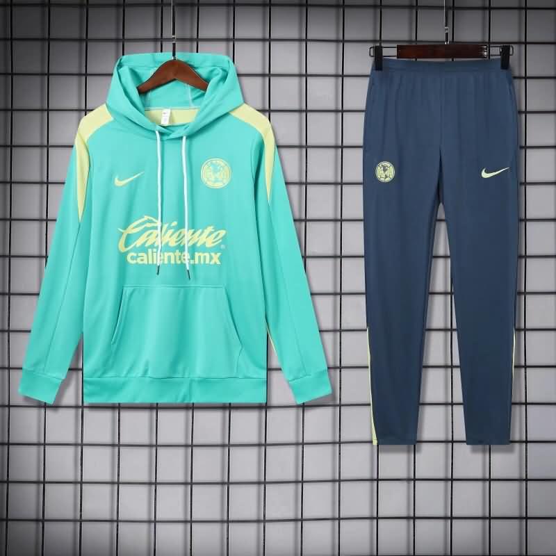 Club America Soccer Tracksuit 02 Green Replica 24/25