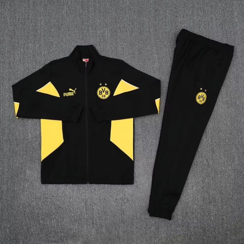 AAA Quality Dortmund 24/25 Black Soccer Tracksuit 04