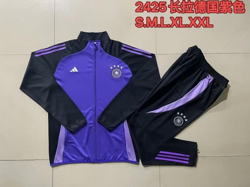 Germany Soccer Tracksuit 02 Purple Replica 2024