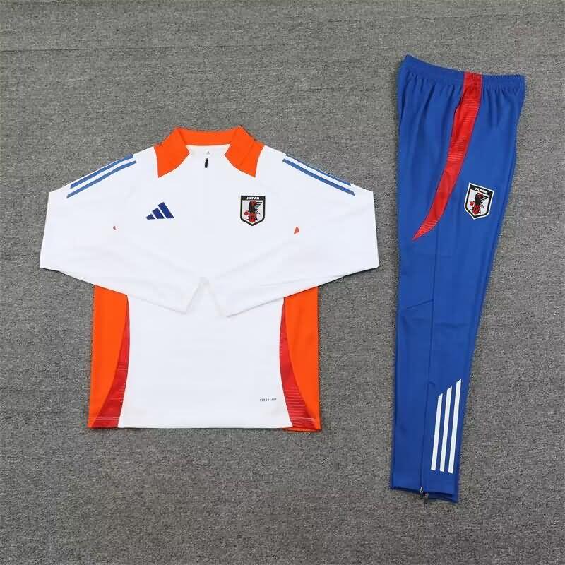 Japan Soccer Tracksuit 03 White Replica 2024