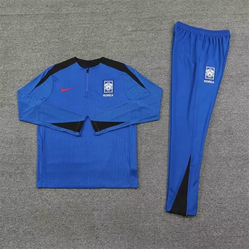 Korea Soccer Tracksuit Blue Replica 2024