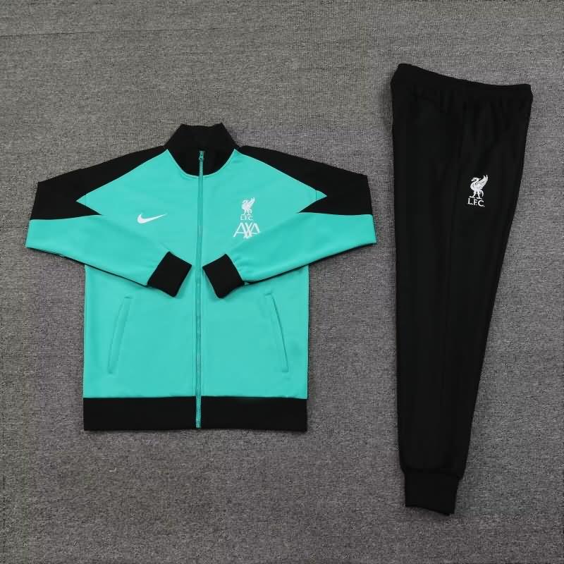 Liverpool Soccer Tracksuit Green Replica 24/25