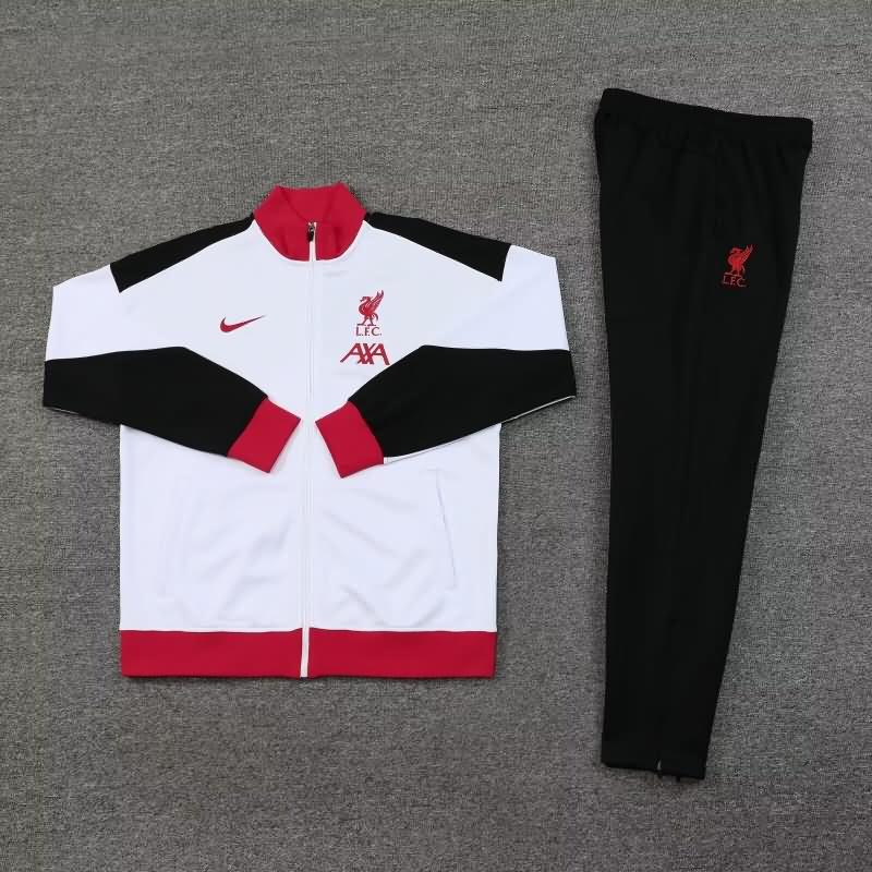 Liverpool Soccer Tracksuit White Replica 24/25