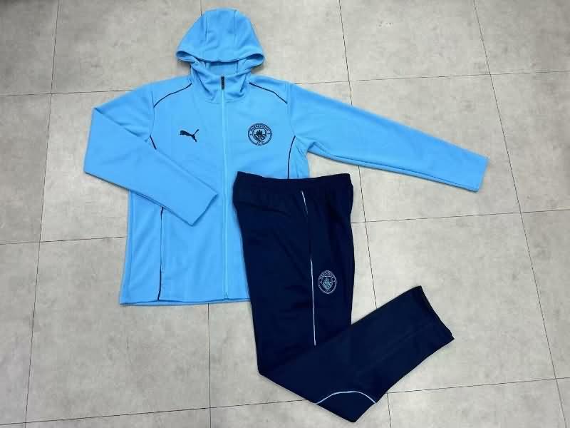 Manchester City Soccer Tracksuit 04 Blue Replica 24/25