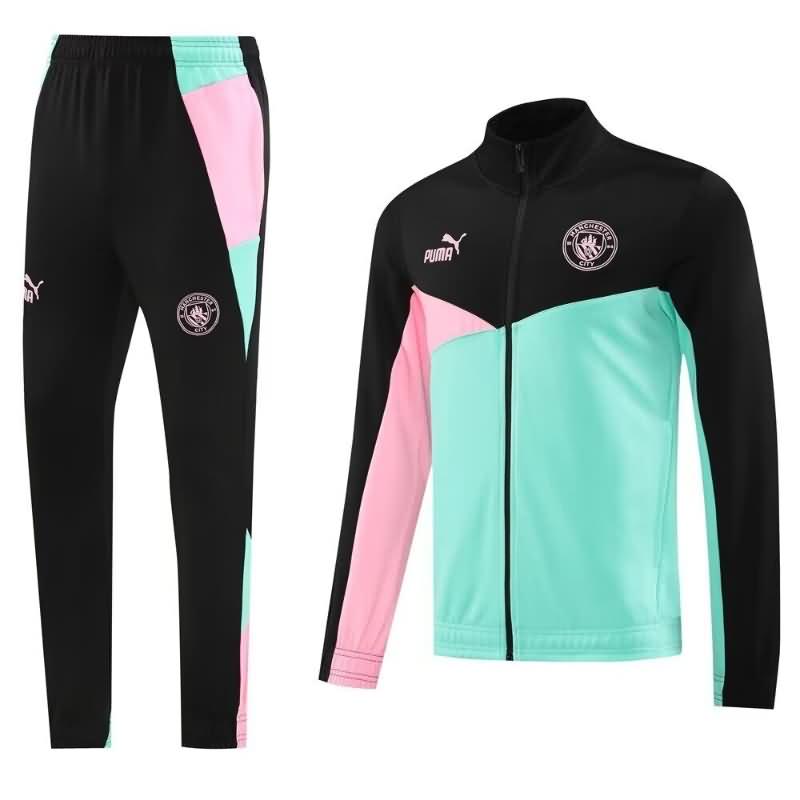 Manchester City Soccer Tracksuit Green Replica 24/25