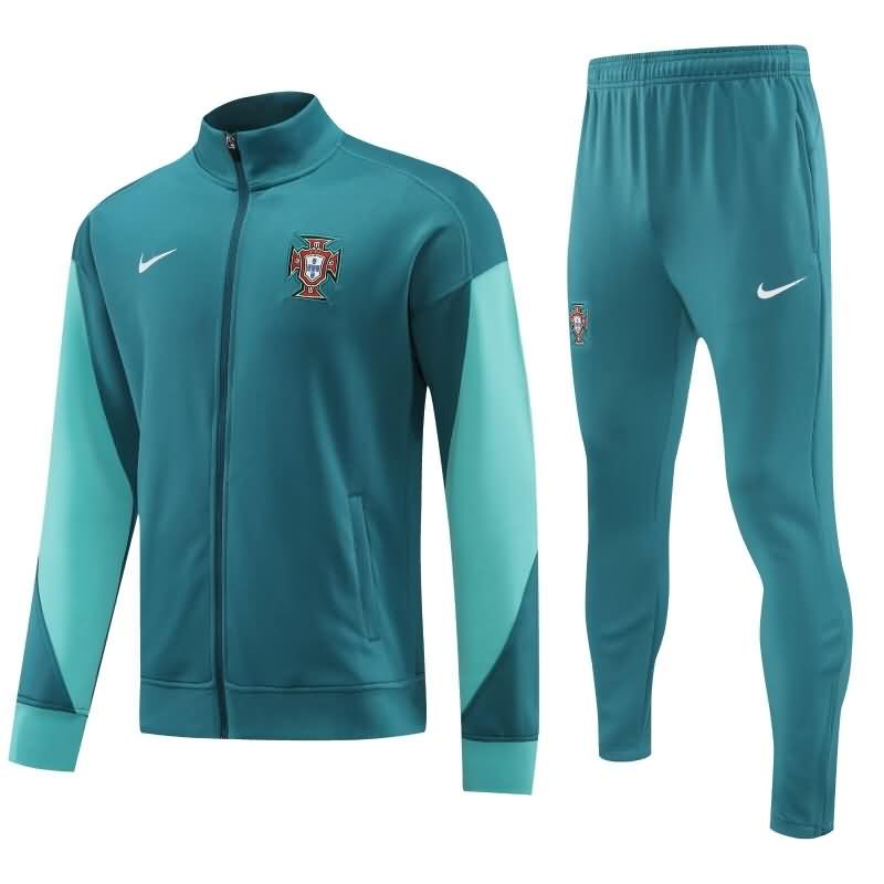 Portugal Soccer Tracksuit 02 Green Replica 2024