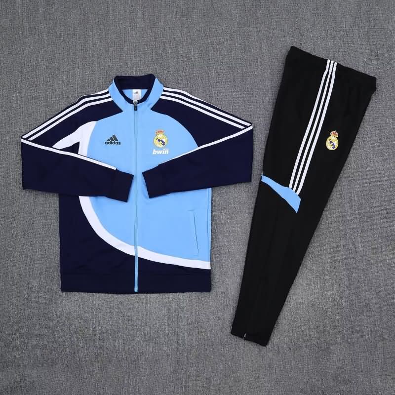 AAA Quality Real Madrid 24/25 Blue Soccer Tracksuit 02