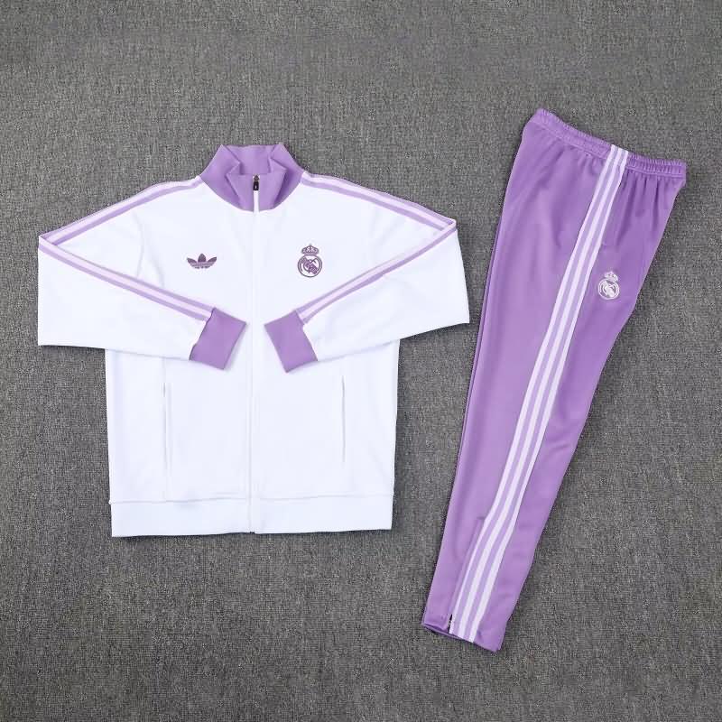 Real Madrid Soccer Tracksuit 10 White Replica 24/25