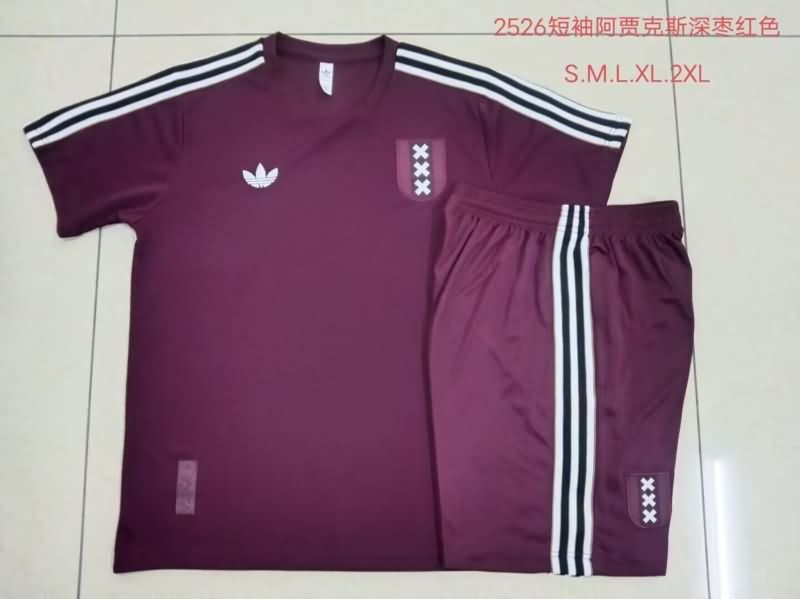 AAA Quality Ajax 24/25 Red Soccer Training Sets