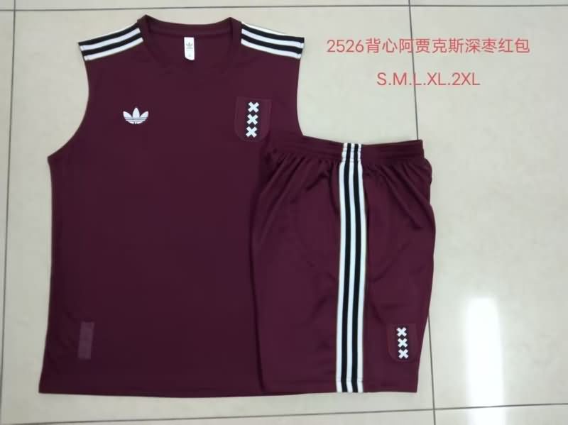 AAA Quality Ajax 24/25 Red Soccer Training Sets 02
