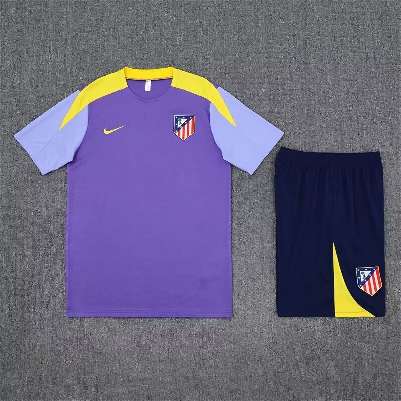 AAA Quality Atletico Madrid 24/25 Purple Soccer Training Sets