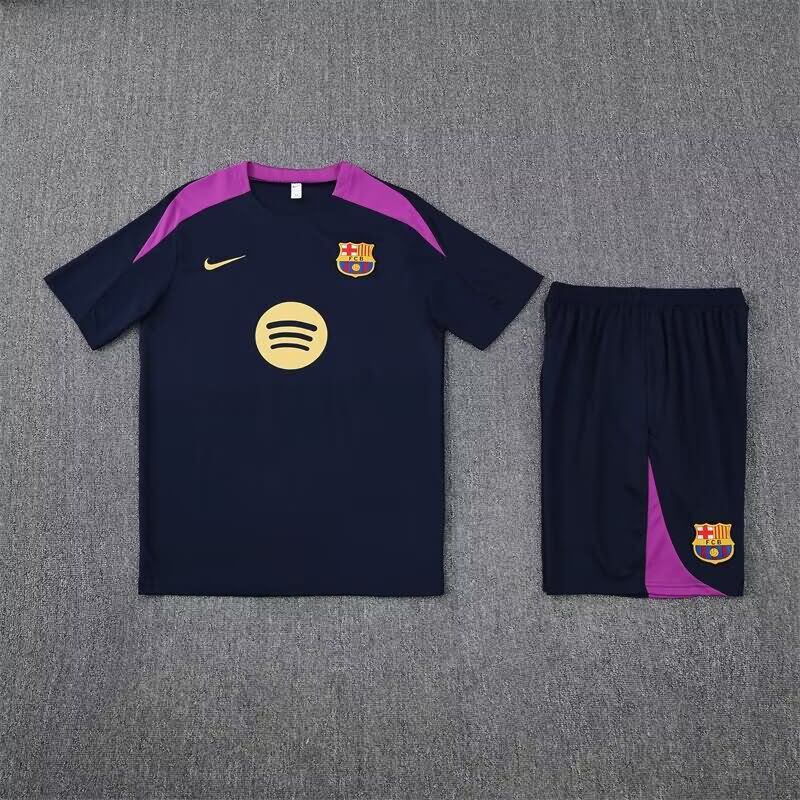 Barcelona Training Jersey 02 Dark Blue Replica 24/25