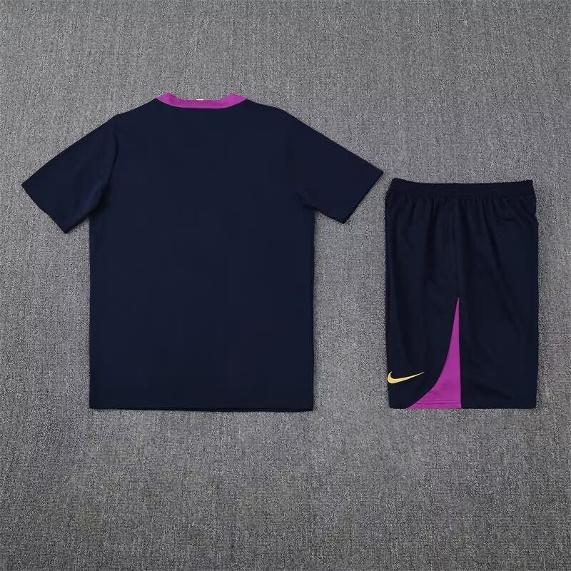 Barcelona Training Jersey 02 Dark Blue Replica 24/25