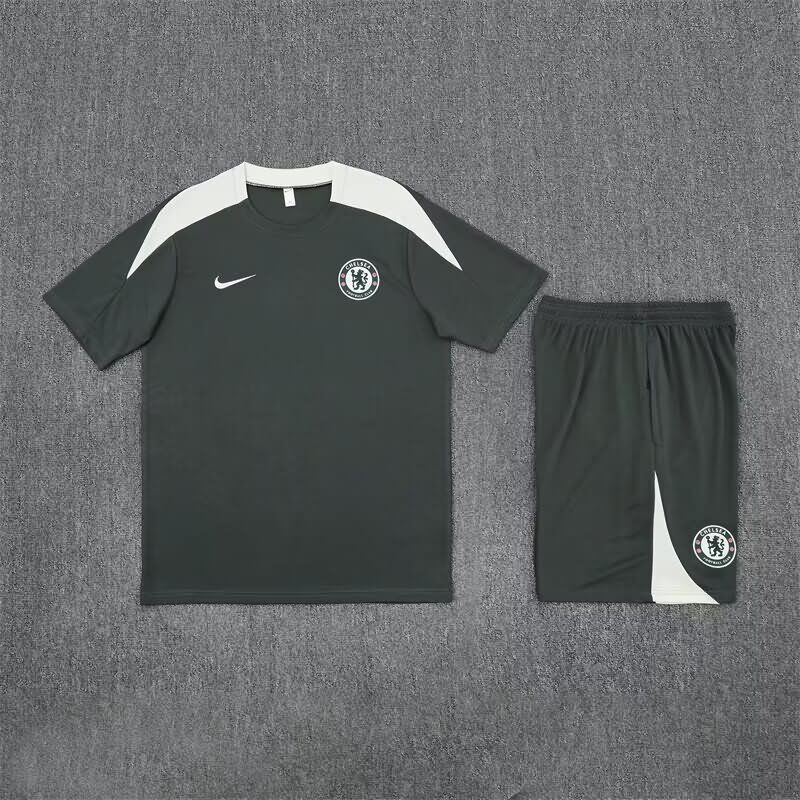 AAA Quality Chelsea 24/25 Dark Green Soccer Training Sets