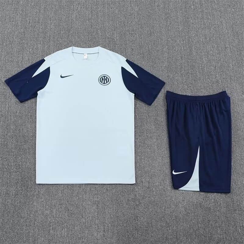 Inter Milan Training Sets 02 White Replica 24/25
