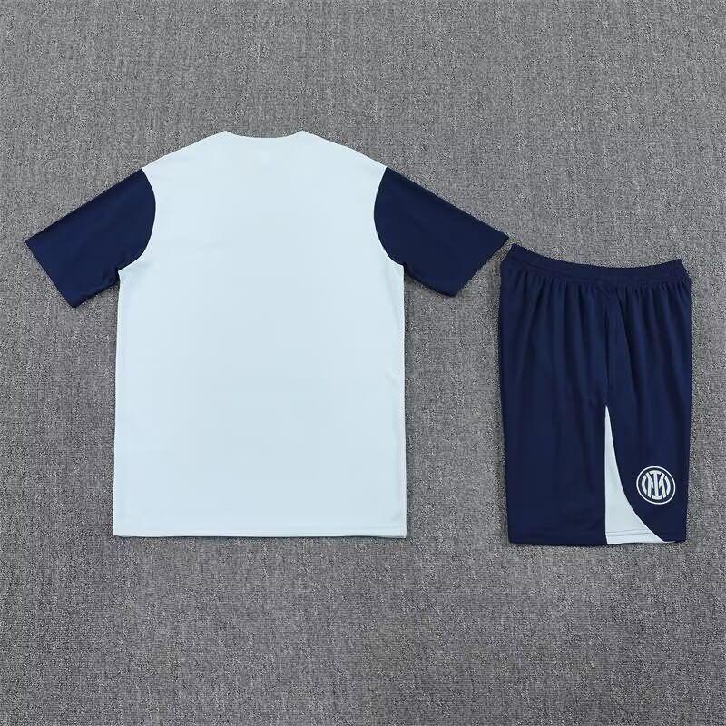 Inter Milan Training Sets 02 White Replica 24/25