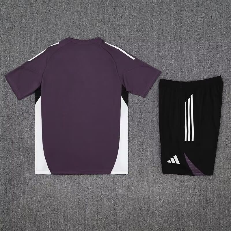 AAA Quality Manchester United 24/25 Purple Soccer Training Sets