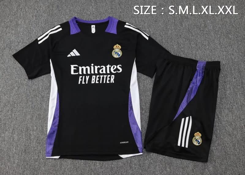 Real Madrid Training Jersey 08 Black Replica 24/25