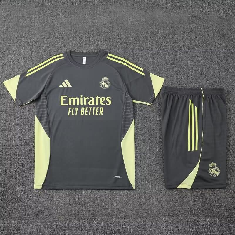 AAA Quality Real Madrid 24/25 Grey Soccer Training Sets 02