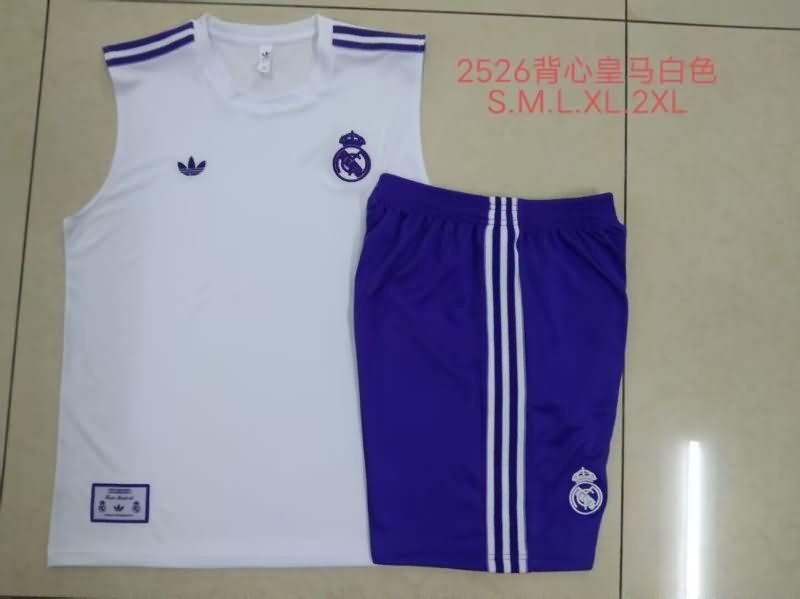 AAA Quality Real Madrid 24/25 White Soccer Training Sets 09