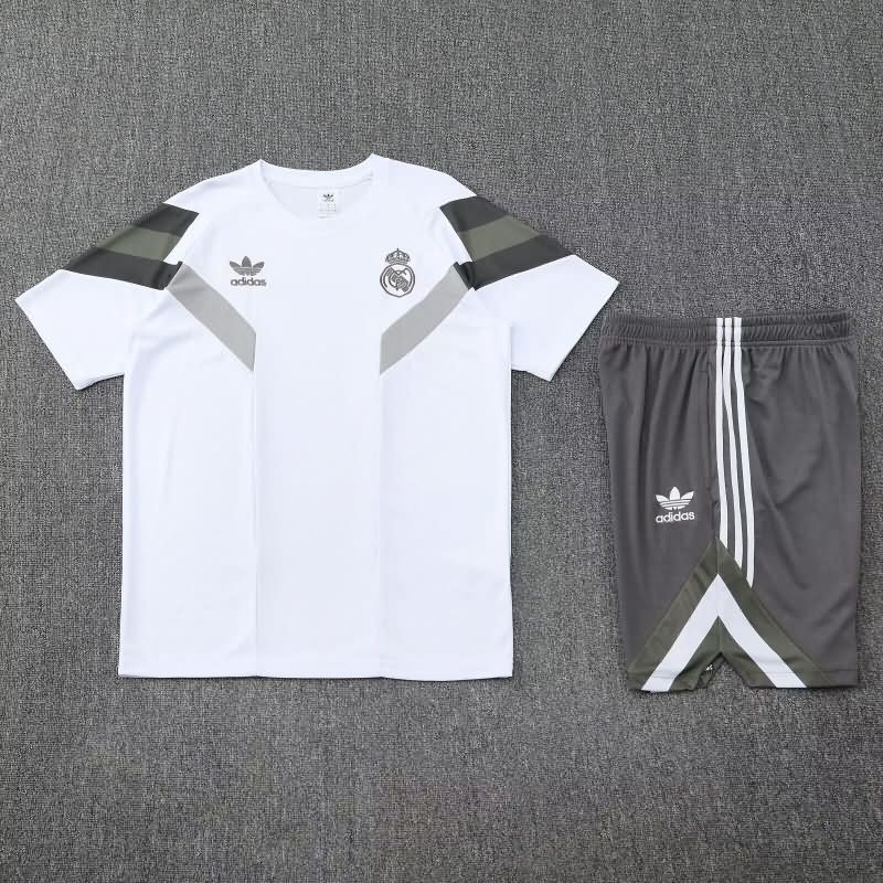 AAA Quality Real Madrid 24/25 White Soccer Training Sets 10
