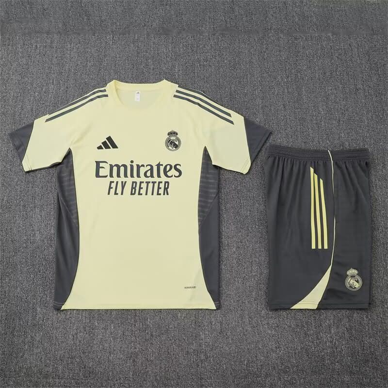 AAA Quality Real Madrid 24/25 Yellow Soccer Training Sets