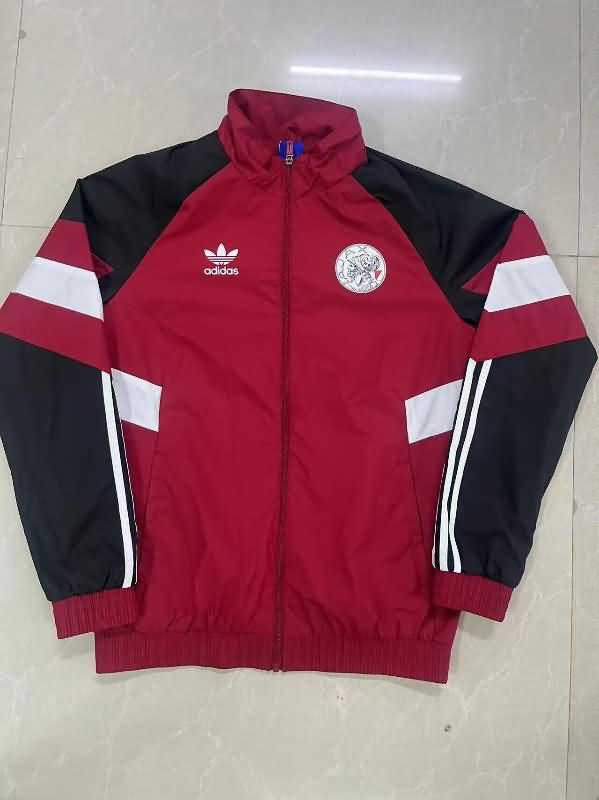 Ajax Soccer Windbreaker Red Replica 24/25