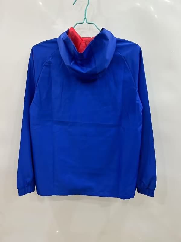 AAA Quality Arsenal 24/25 Blue Soccer Windbreaker 02