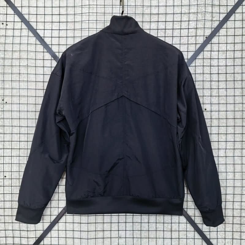 AAA Quality Barcelona 24/25 Black Soccer Windbreaker