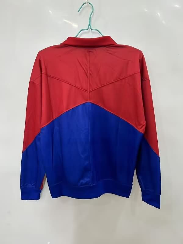 AAA Quality Barcelona 24/25 Blue Soccer Windbreaker 03
