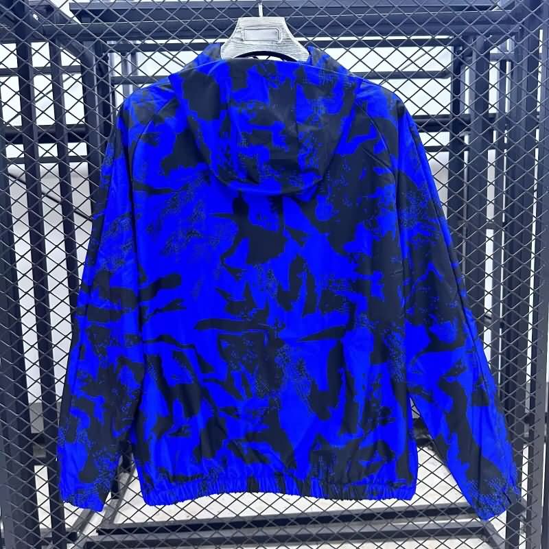 AAA Quality Barcelona 24/25 Blue Soccer Windbreaker 04