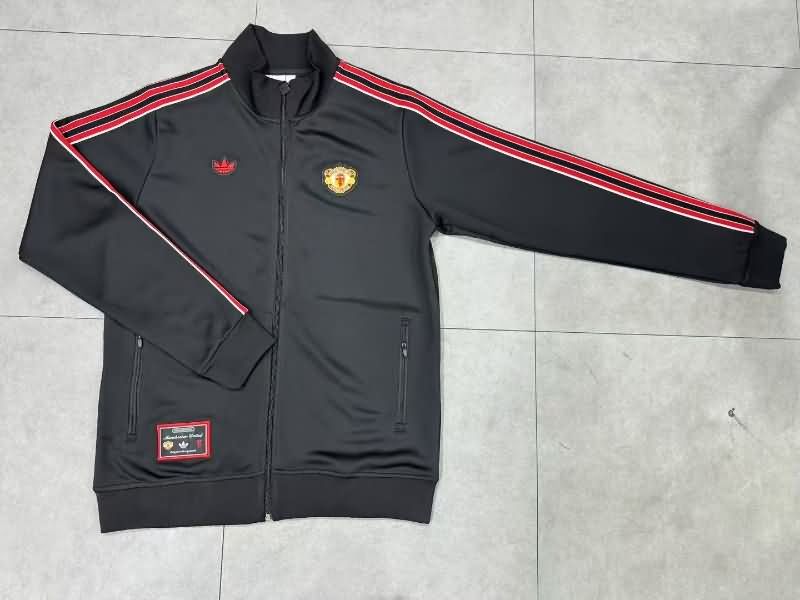 AAA Quality Manchester United 24/25 Black Soccer Jacket