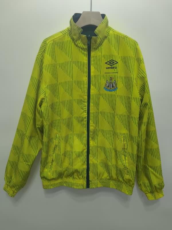 Newcastle United Soccer Windbreaker Green Reversible Replica 24/25