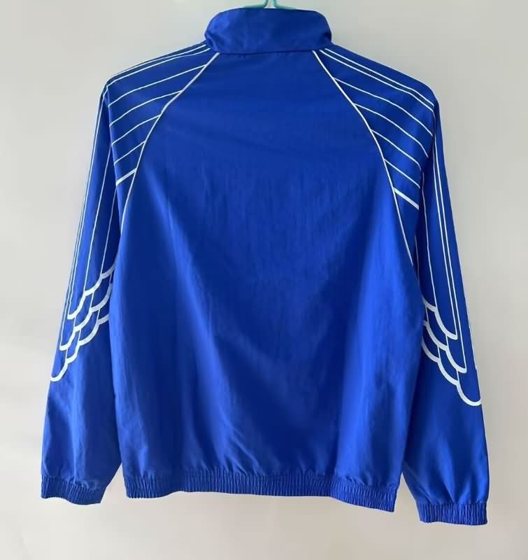 AAA Quality Paris St German 24/25 Blue Soccer Windbreaker