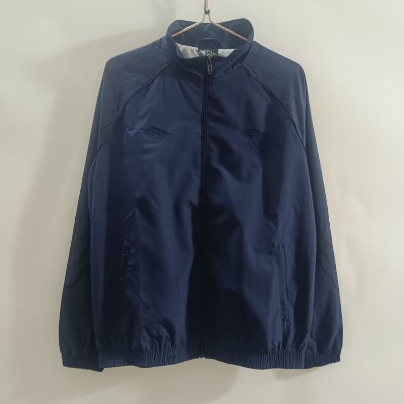 AAA Quality Paris St German 24/25 Dark Blue Soccer Windbreaker