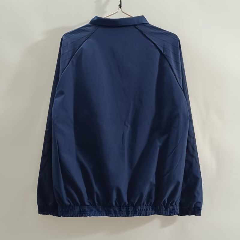 AAA Quality Paris St German 24/25 Dark Blue Soccer Windbreaker