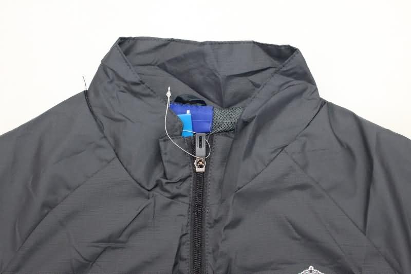 Real Madrid Soccer Windbreaker Grey Replica 24/25