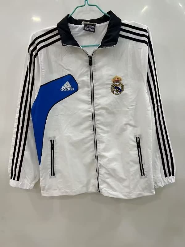 AAA Quality Real Madrid 24/25 White Soccer Windbreaker 05
