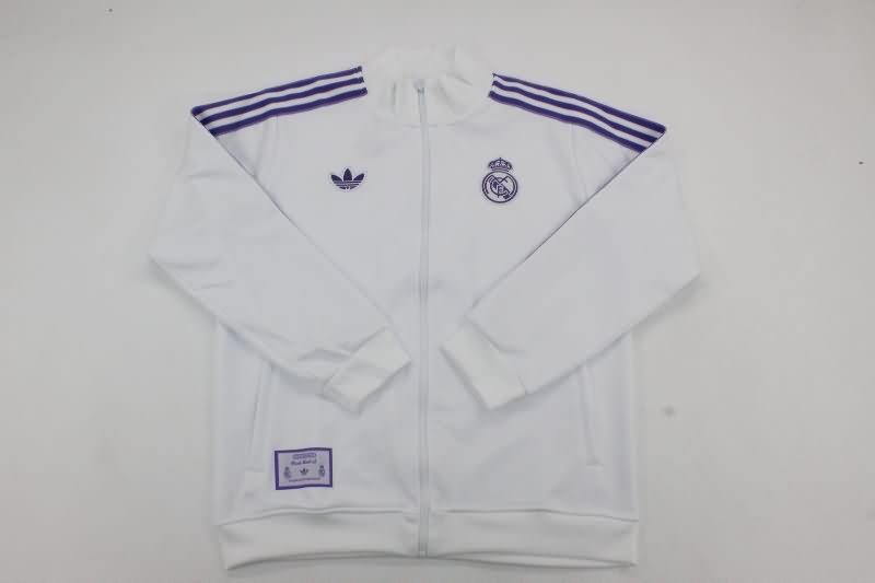 AAA Quality Real Madrid 24/25 White Soccer Jacket