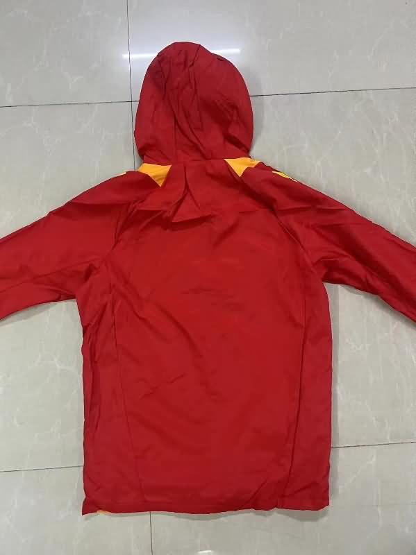 Spain Soccer Windbreaker Red Replica 2024