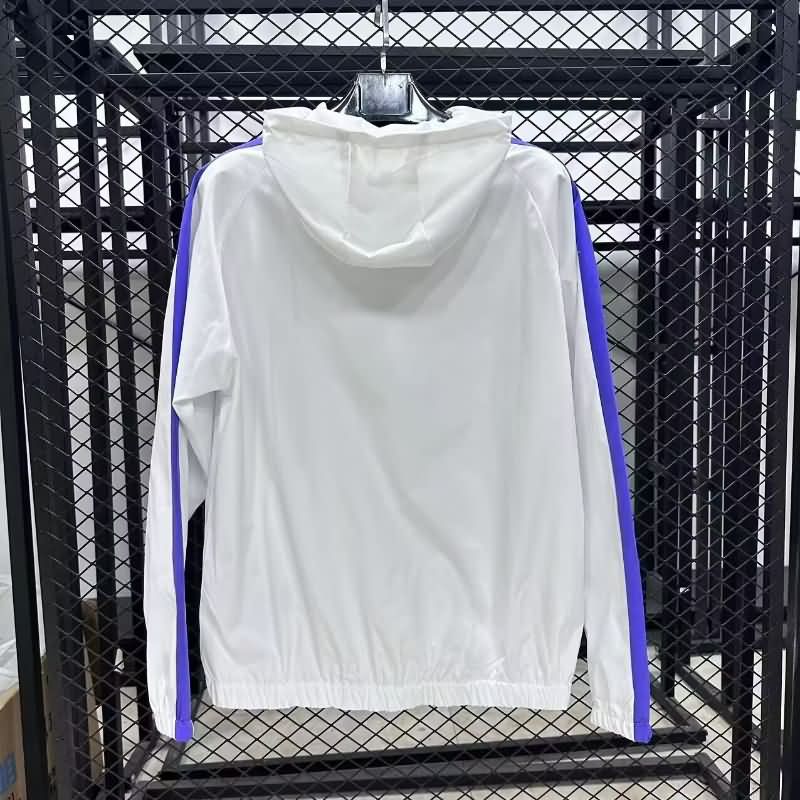 AAA Quality Tottenham Hotspur 24/25 White Soccer Windbreaker