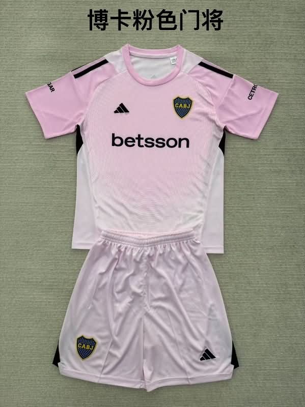 Boca Junior 25/26 Goalkeeper Pink Soccer Jersey