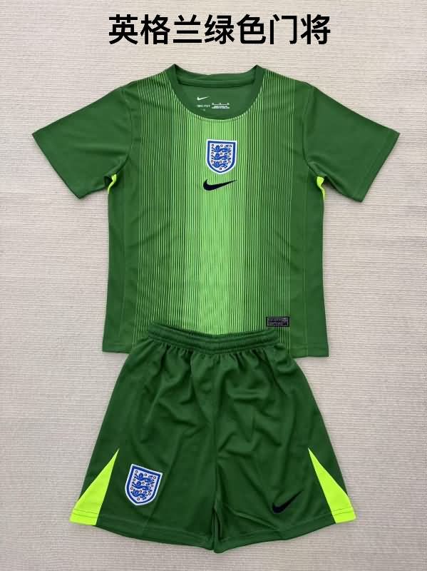 England 2025 Goalkeeper Green Soccer Jersey