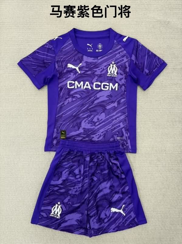 Marseilles 25/26 Goalkeeper Purple Soccer Jersey