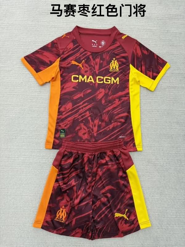 Marseilles 25/26 Goalkeeper Red Soccer Jersey