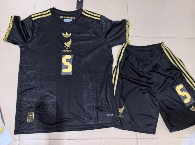 Mexico Soccer Jersey Black Replica 2025